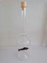 Glasflasche Geschenkflasche mit Sujet Forelle