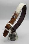 Cowbell, Kuhglocke mit Fell-Lederriemen Swissmade