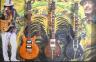 Bild Carlo Santana mit Modellgitarren
