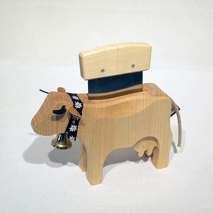 Käsemesser Trauffer, gross, Naturholz