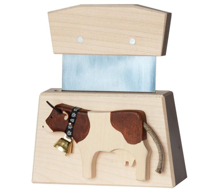 Trauffer Holzwaren Käsemesser Kuh braun