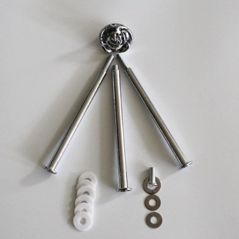 Etagèrenstange Rosenknopf